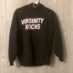 Youth, virginity rocks hoodie